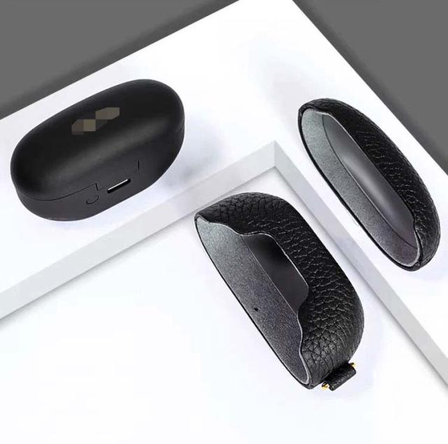 SONY WF-1000XM5 ケース PUレザー カバー 充電穴付き ストラップ