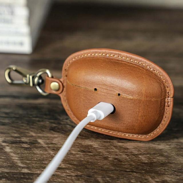 SONY WF-1000XM5 ケース PUレザー カバー ビンテージ風 シンプル