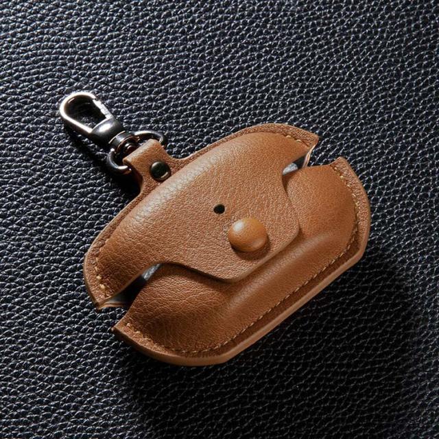 SONY WF-1000XM5 ケース PUレザー カバー カラビナ付き 充電穴付き