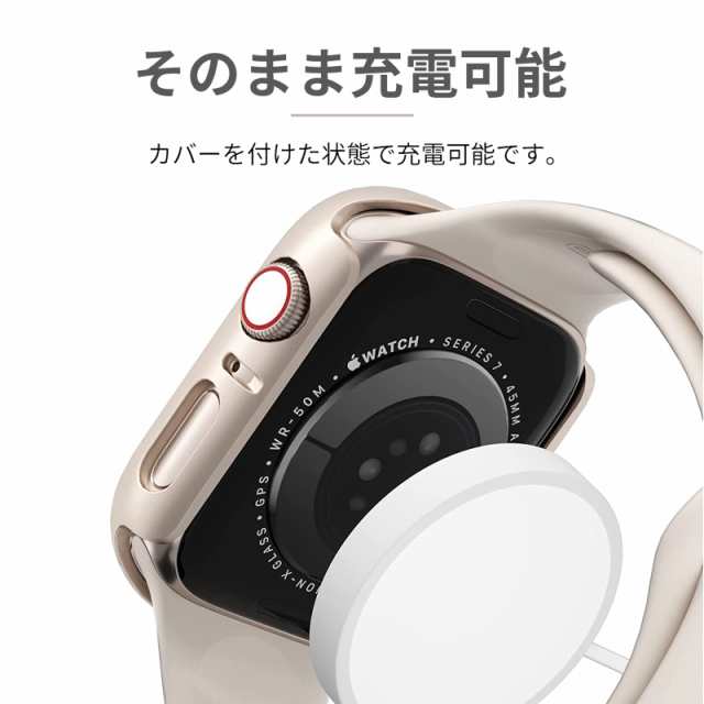 アップルウォッチ ケース AppleWatch ケース ガラス クリアケース Apple Watch SE 9 8 7 6 5 4 3 カバー ケース  アップルウォッチ 本体 ケース 41mm 45mm 44mm 42mm 40mm 38m SE 7 6 Apple Watch バンド ベルト ...