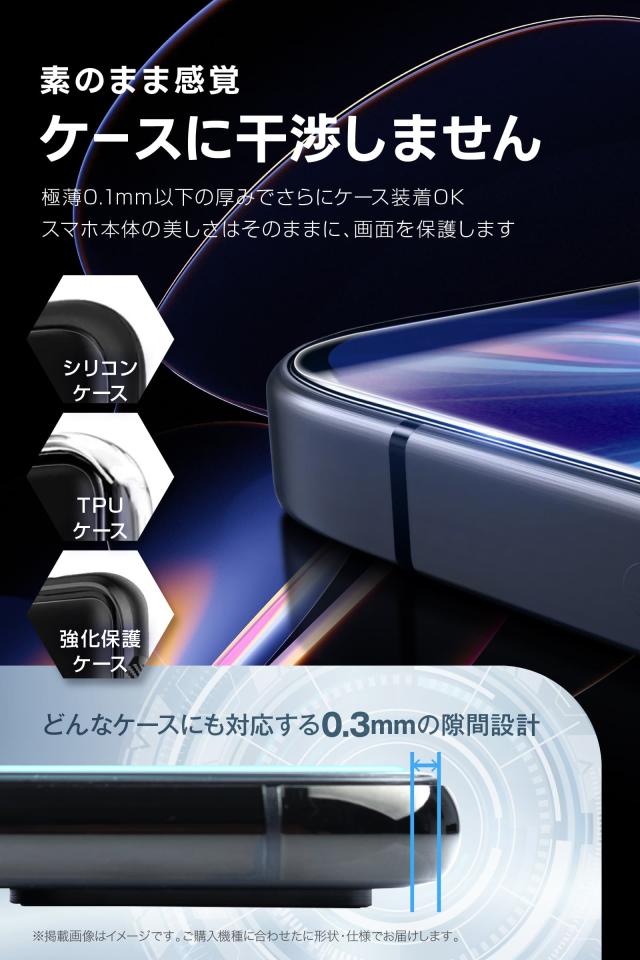 OPPO Reno5 A フィルム スマホ 全面 保護 ケースに干渉しない 割れない