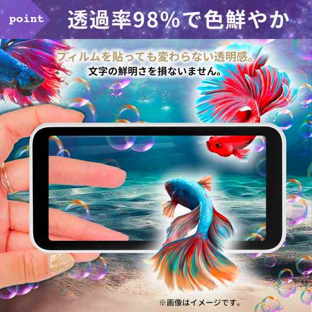 Galaxy 5G mobile Wi-Fi 専用 フィルム 全面吸着 PETフィルム au SCR01