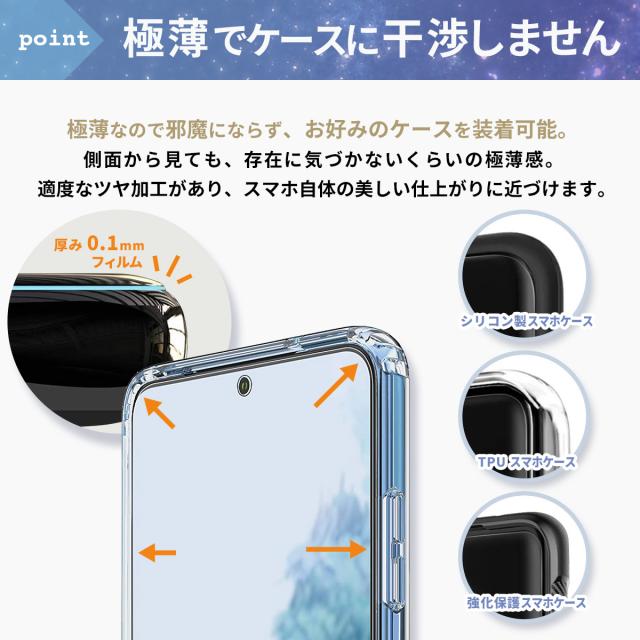 Galaxy S23 Ultra 5G フィルム 指紋認証 曲面 対応 TPU 保護フィルム 