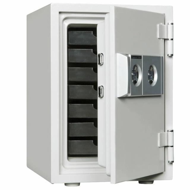 小型耐火金庫 2キータイプ [DW50-7] ダイヤセーフ 耐火 大型 家庭用 業務用