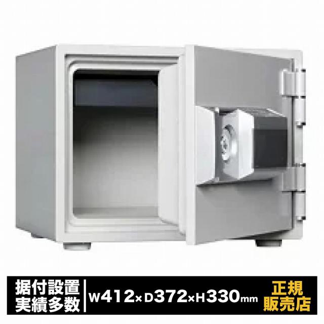 耐火金庫 テンキー式 [MEK30-1] ダイヤセーフ 耐火 小型 家庭用 テンキー 暗証番号 非常解錠キー 防犯 金庫 貴重品 書類 保管 セキュリティ