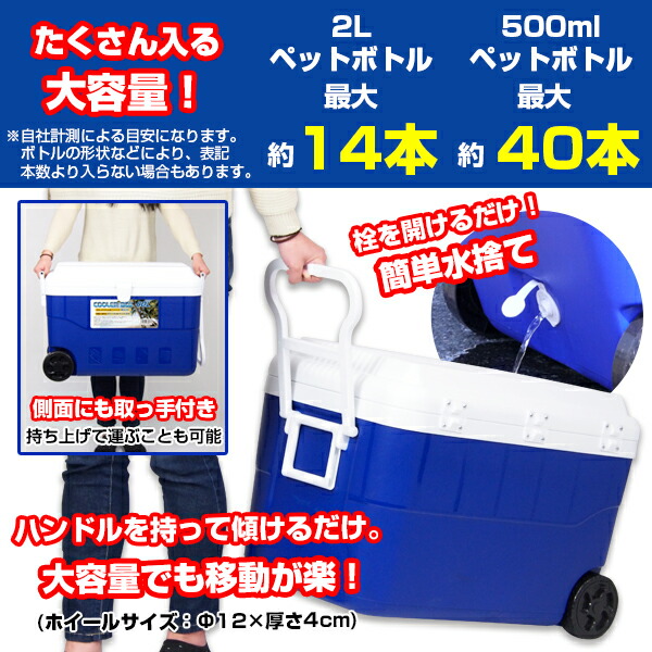 クーラーボックス 60L 大容量 大型 バーベキュー BBQ 釣り 海 キャンプ 