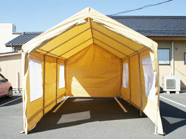 法人・店舗限定】ドア付き ガレージテント 3×6m [C1020106 法人・店舗限定】ドア付き ガレージテント 3×6m [C1020106