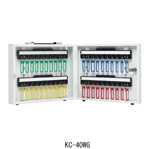 エースキーボックス 40本用 [KC-40WG・KC-40BK] 杉田エース ホワイトグレー ブラック 防犯 キープレート 保管 セキュリティ キーボックス キーキャビネット 鍵 カギの通販は