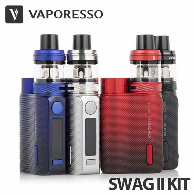 電子タバコ スターターキット Vaporesso Swag2 Kit スワッグツー ボックスタイプ 初心者向けvape ビギナークラス 爆煙可能 Gtコイルの通販はau Pay マーケット Vape Village