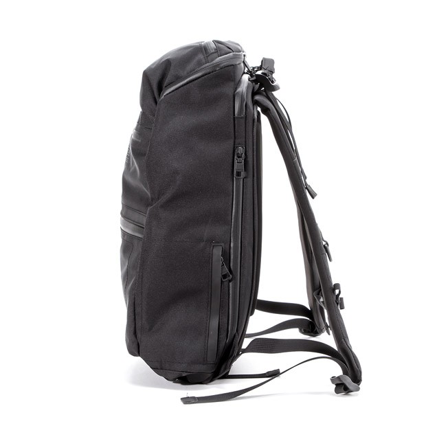 water proof cordura 305d round zip backpack