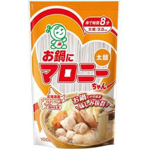 購入特典有り ハウス お鍋にマロニーちゃん 太麺 100g×20入 SALE／%OFF