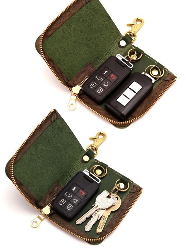 スマートキーケース 2個収納 キーケース スマートキー おしゃれ トヨタ