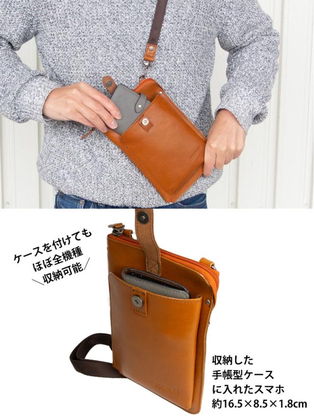 スマホバッグ メンズ スマホショルダー レディース 本革 革 レザー ショルダーバッグ 斜めがけ ミニショルダーバッグ スマホポシェット 縦型 スマホポーチ 軽量 ブランド DOUBLES ダブルス JYS-7356 スマホバッグ メンズ スマホショルダー レディース 本革 革 レザー