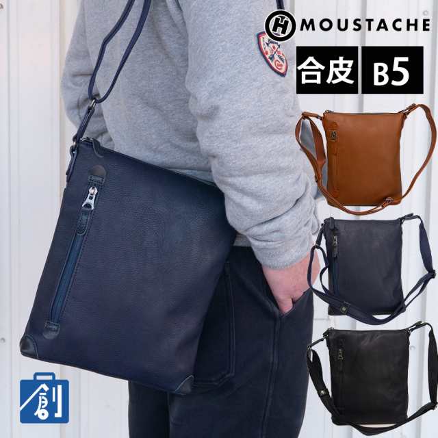Amazon | [ムスタッシュ] ショルダーバッグ メンズ 小さめ 斜