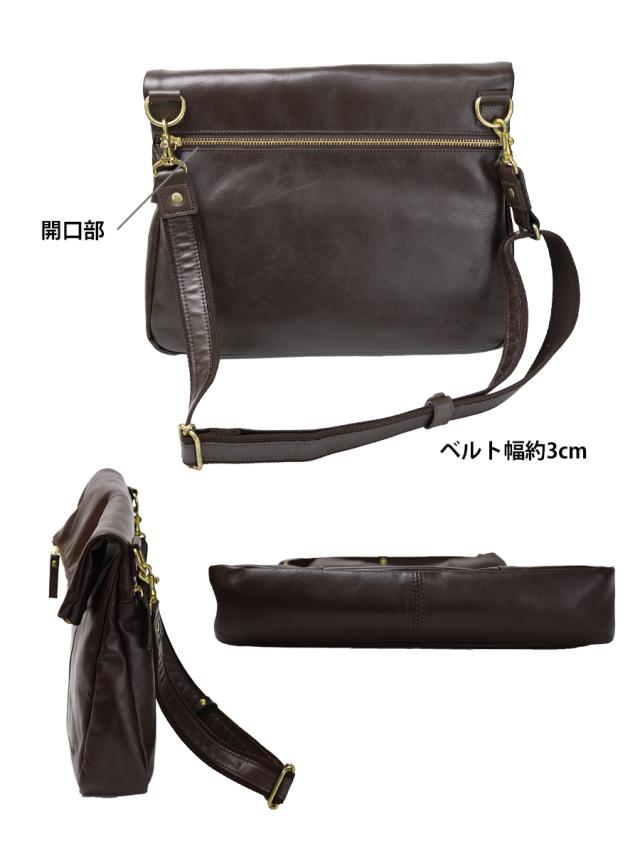 豊岡鞄 ショルダーバッグ レディース メンズ 斜めがけ 本革 革 レザー