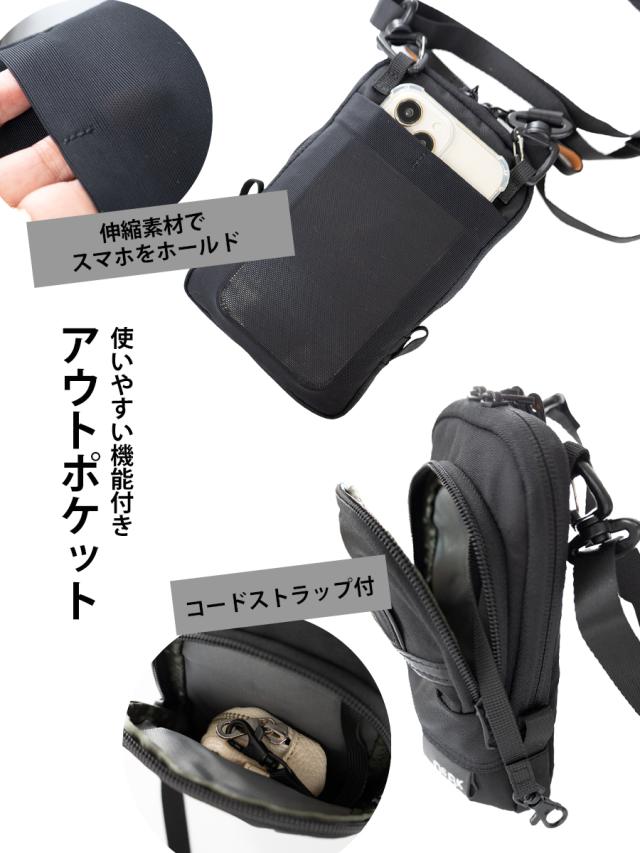 スマホショルダー ショルダーバッグ メンズ 斜めがけ 小さめ 撥水