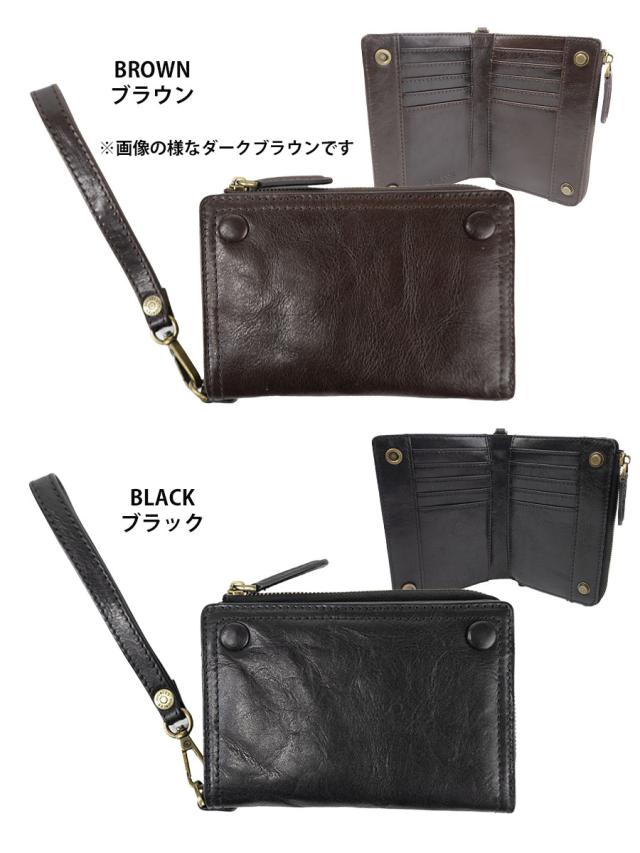 財布 メンズ 二つ折り ブランド 本革 革 レザー ミドルウォレット