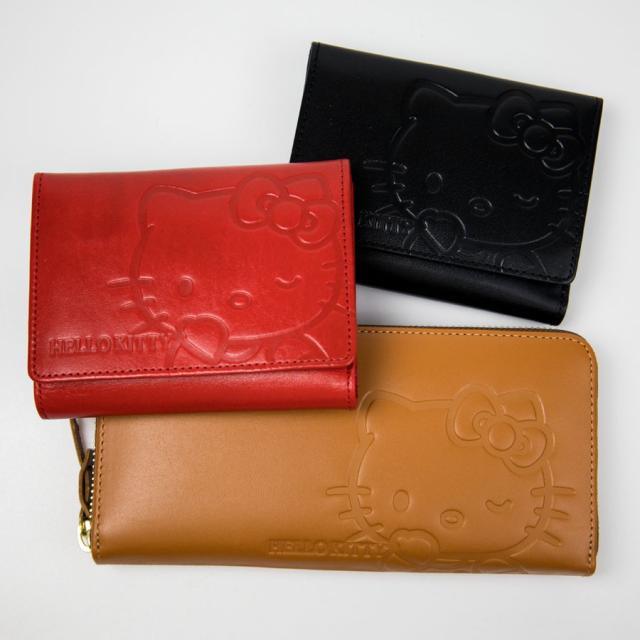 ジュエルナローズ キティ長財布 牛革 ジュエルナローズ キティ長財布