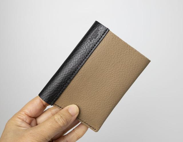 二つ折り財布 メンズ 財布 レディース 二つ折り 本革 革 レザー 薄い