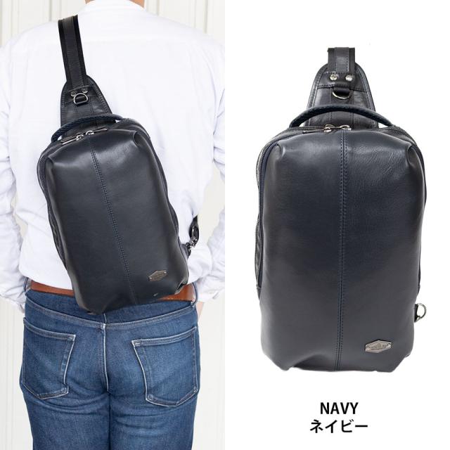 ボディバッグ メンズ 斜めがけ ワンショルダー 本革 革 レザー 肩掛け