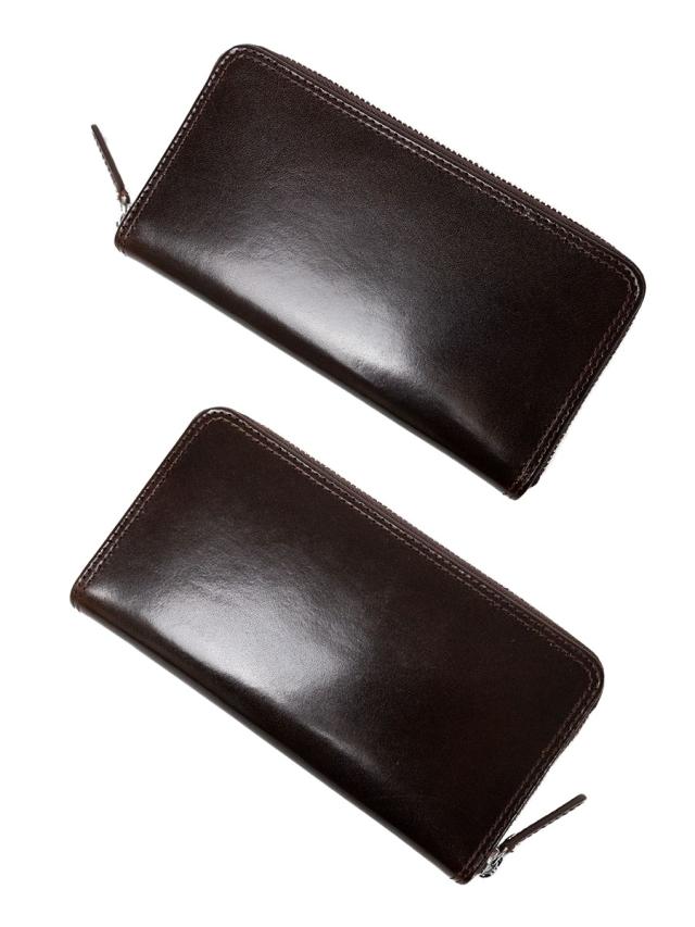 財布 メンズ 長財布 ラウンドファスナー 本革 革 レザー ブランド 無地