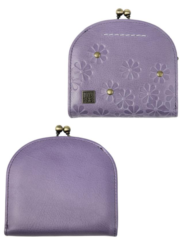 二つ折り財布 レディース 本革 革 レザー がま口財布 小銭入れ コンパクト ウォレット 大人 おしゃれ 野村修平 花穂 かほ がま口二つ折り財布 80280 開運 一粒万倍日 さいふ サイフ 50代 60代 ギフト プレゼント 二つ折り財布 レディース 本革 革 レザー がま口財布 小銭入れ