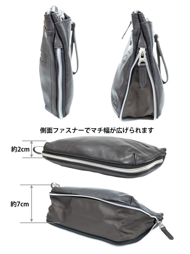 ショルダーバッグ メンズ 小さめ 斜めがけ ブランド 革 軽量 本革 2way