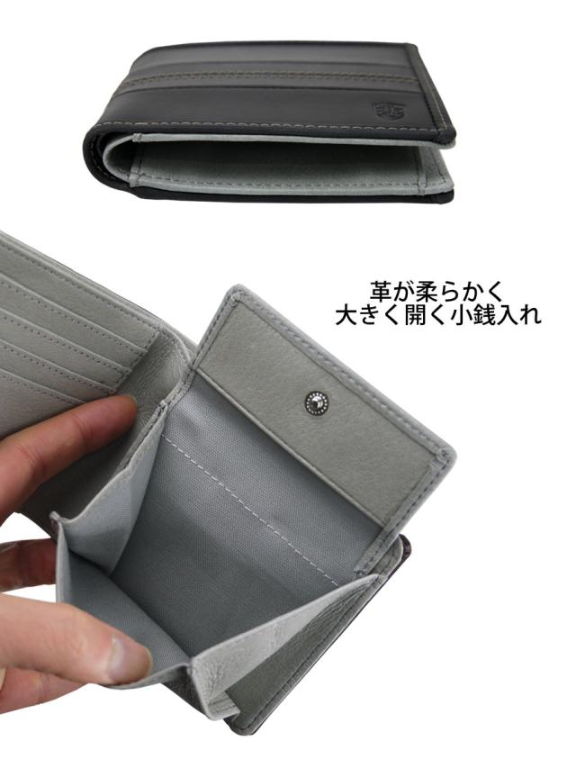 財布 メンズ 二つ折り 二つ折り財布 メンズ 本革 皮 レザー