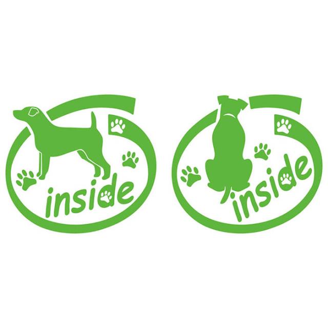車 ステッカー 犬 ステッカー 犬カーステッカー ジャックラッセルテリア Inside 横後1セット カッティングステッカー 全12色 犬 ドッグの通販はau Pay マーケット カッティングステッカーのm Sworks Au Pay マーケット店