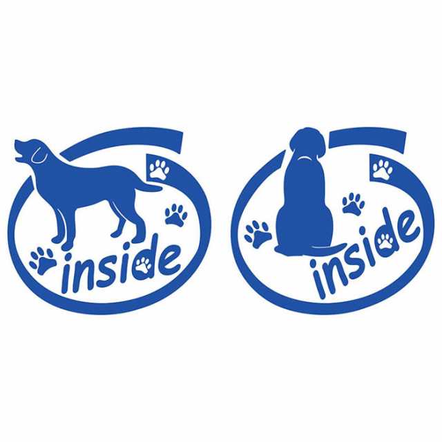 車 ステッカー 犬 ステッカー 犬ステッカー ラブラドール レトリバー inside (横後1セット) カッティングステッカー 全12色 犬 ドッグ  ワの通販はau PAY マーケット - カッティングステッカーのM'sWorks au PAY マーケット店