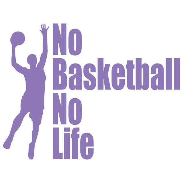 バスケットボール ステッカー No Basketball No Life