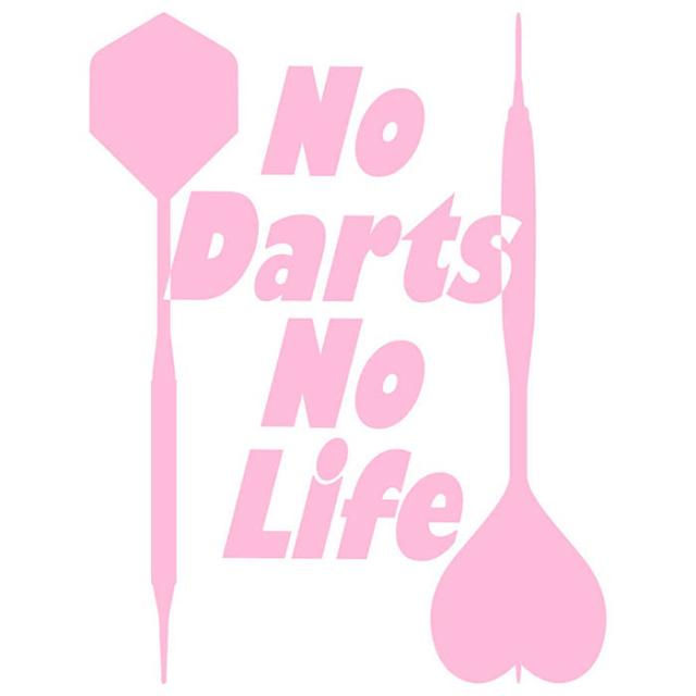 ダーツ ステッカー No Darts No Life ダーツ 4 カッティングステッカー 全12色 車 ウィンドウ かっこいい おもしろ Nolife グッズ ノの通販はau Pay マーケット カッティングステッカーのm Sworks Au Pay マーケット店