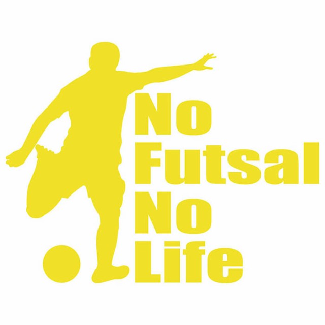 フットサル ステッカー No Futsal No Life ( フットサル )1 カッティングステッカー 全12色 車 窓ガラス かっこいい  リアガラス グッズ nの通販はau PAY マーケット - カッティングステッカーのM'sWorks au PAY マーケット店 | au PAY  マーケット－通販サイト