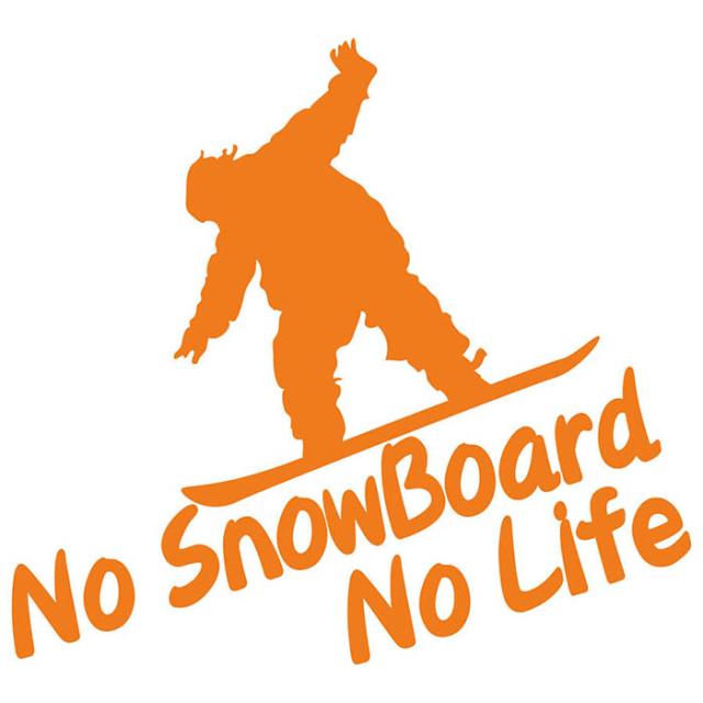 スノーボード ステッカー No SnowBoard No Life ( スノーボード )20