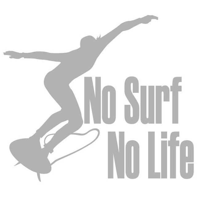 サーフィン ステッカー No Surf No Life ( サーフィン )1