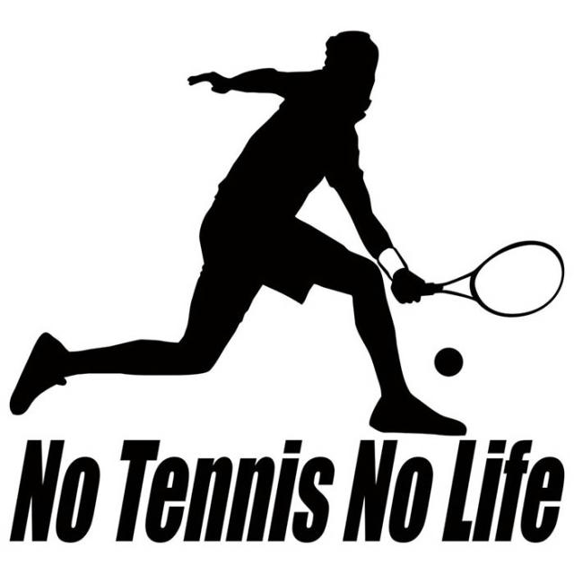 テニス ステッカー No Tennis No Life テニス 4 カッティングステッカー 全12色 車 ウィンドウ 窓ガラス かっこいい 庭球 シルエット の通販はau Pay マーケット カッティングステッカーのm Sworks Au Pay マーケット店