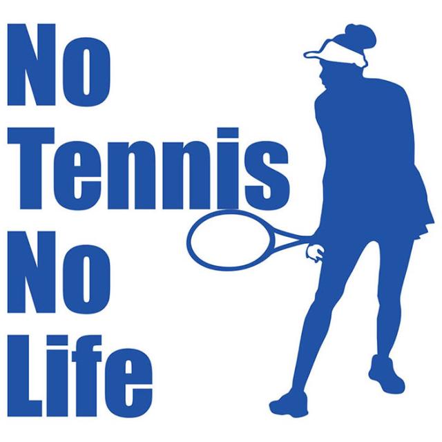 テニス ステッカー No Tennis No Life テニス 10 カッティングステッカー 全12色 車 ウィンドウ 窓ガラス かっこいい 庭球 シルエットの通販はau Pay マーケット カッティングステッカーのm Sworks Au Pay マーケット店