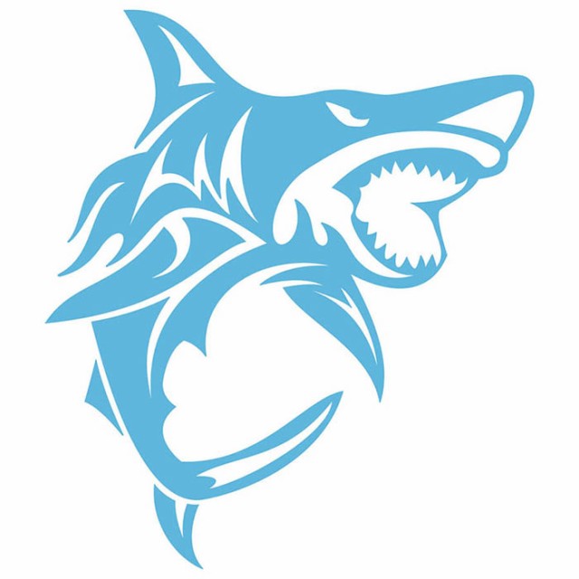 シャーク shark サメ 鮫 トライバル 6(右向き) サイズL シャーク shark サメ 鮫 トライバル 6(右向き) サイズL