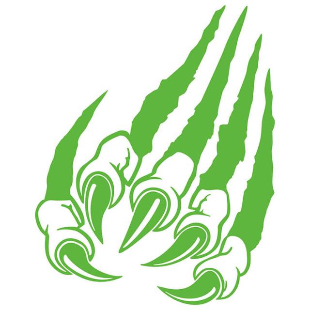 車 バイク ヘルメット ステッカー 爪痕 爪傷 左 4 2 カッティングステッカー 全12色 かっこいい 爬虫類 モンスター 恐竜 バンパー ボデの通販はau Pay マーケット カッティングステッカーのm Sworks Au Pay マーケット店