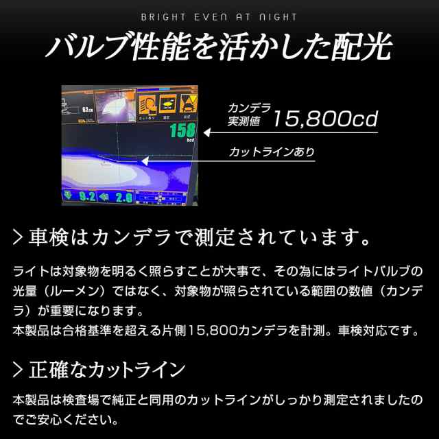 純正HIDを次世代ポン付けLEDに交換で光量UP スバル レガシィB4 BL系