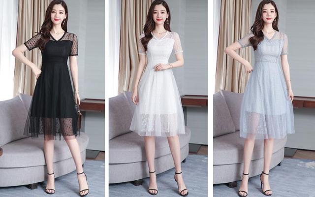 ワンピース 中袖 半袖 Aライン ワンピース 大人 可愛い 人気 ワンピース 上品 Ol 通勤 同窓会 春 大きいサイズ 二次会 女子会 体型カバの通販はau Pay マーケット 竹田商店