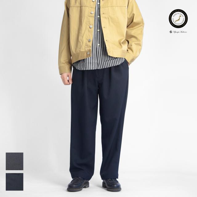 Upscape Audience オーディエンス ナチュレミア 2タックイージーワイドパンツ 日本製 メンズの通販は 10,930円