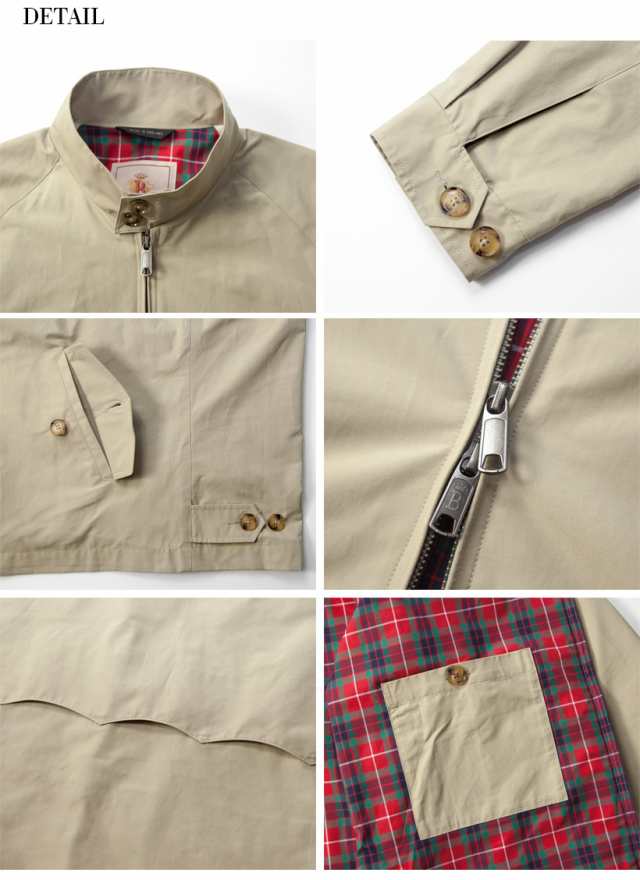 BARACUTA バラクータ G4 クラシック ドライビングコート スイングトップ Regular Fit メンズ