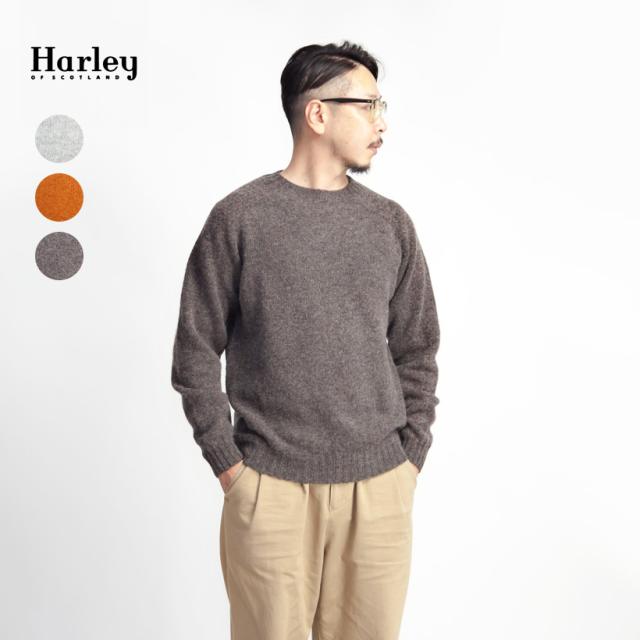 Harley Of Scotland ハーレーオブスコットランド シェットランドウール クルーネックニット セーター メンズの通販はau Pay マーケット Marc Arrows マークアローズ
