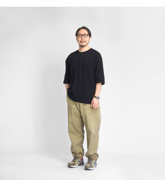 Quotidien コティディアン 鹿の子 5分袖ビッグＴシャツ メンズの通販は