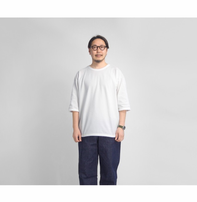 Quotidien コティディアン 鹿の子 5分袖ビッグＴシャツ メンズの通販は