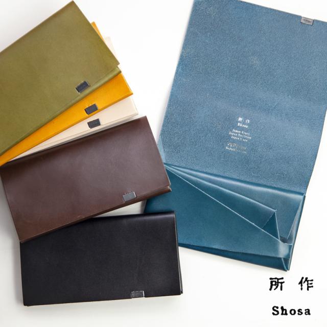所作 shosa 長財布 ロングウォレット 本革 レザー basic 日本製 メンズ レディースの通販は