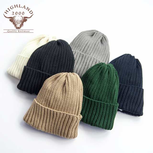 HIGHLAND 2000 ハイランド2000 2×1リブ コットン BOBBYCAP ワッチ