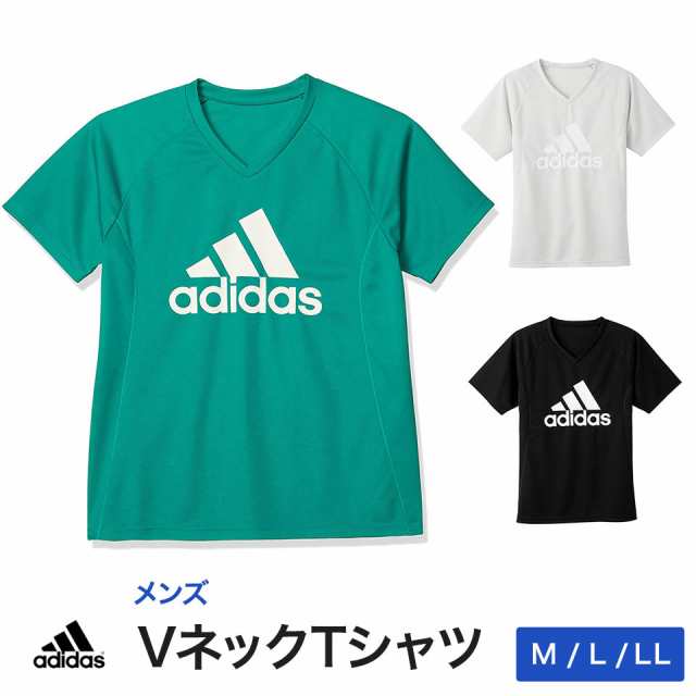 Apc415a Adidas アディダス メンズ Tシャツ ビッグロゴ Vネック スポーツ ポリエステル 吸汗速乾の通販はau Pay マーケット エッグアンドリバー