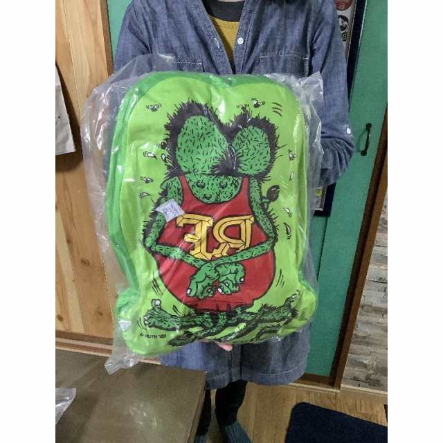 ラット フィンク Rat Fink ダイカット クッション 車 カー バイク